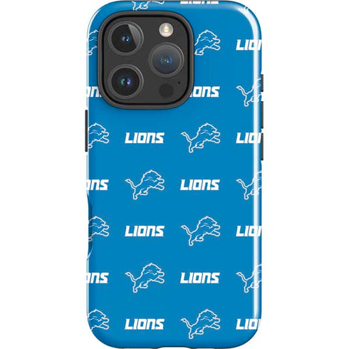 NFL Detroit Lions Blitz Series iPhone 16 Pro Impact Case